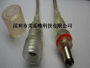 生产供应数码管防水插，PVC/工程塑胶/金属系列接头防水线