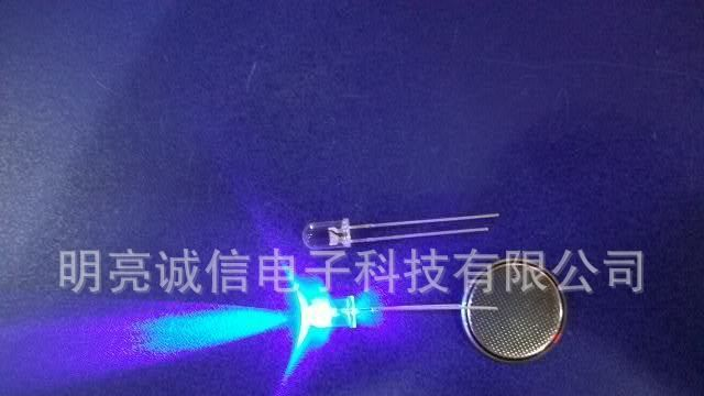 LED圆头蓝色发光二极管灯珠