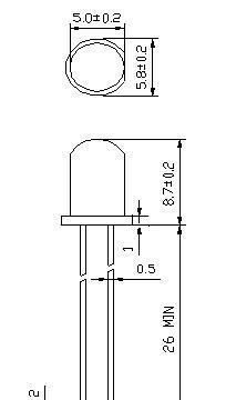 供应现货全新环保 LED灯插件发光二极管 F5 5MM 绿发绿 高亮