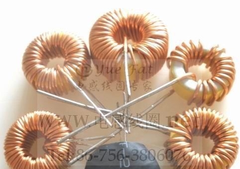 供应大卧式铁粉芯环型电感器 磁环扼流线圈【T5052B-75uH/3A】