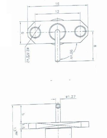 12.2 Panel SMA内螺纹公针SMA连接器, 高频连接器 对讲机天线