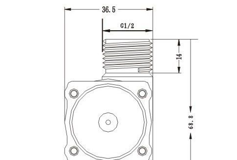 超实惠厂家供应 内外螺纹G1/2” 流量计 水流量传感器 MR-A168-3
