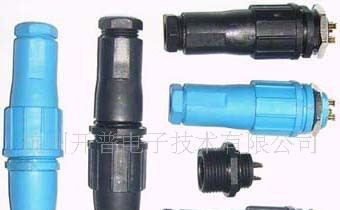 供应户外灯具用防水电连接器,空中对接式防水插头