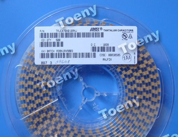代理AVX贴片钽电容10UF/10V A型（AVX授权代理商）