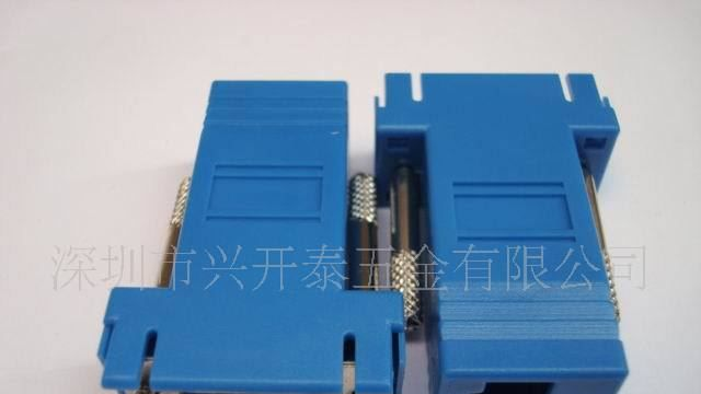 生产兴开泰RJ45转DB25/RS232网络转接头