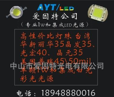 供应3瓦绿光灯珠