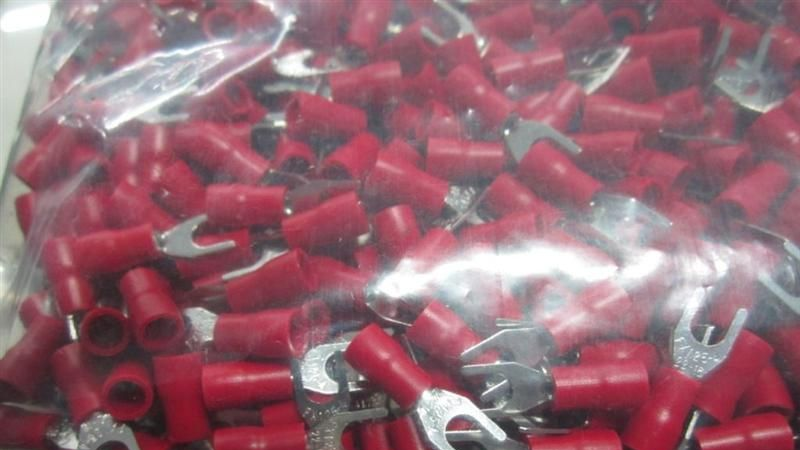 U型1.25-4冷压端子  叉形1.25-4线耳  U型端子 叉形端子