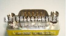 hdb头15p |厂家直销HDB-15P |三排焊线式公头连接器