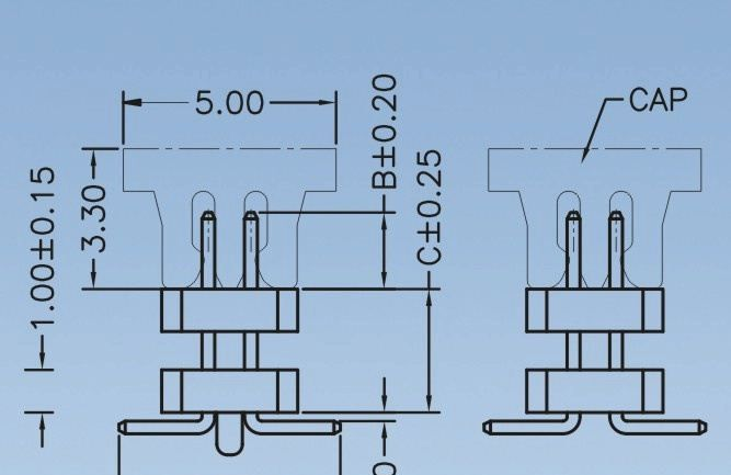 1.0mm Pin Header Dual