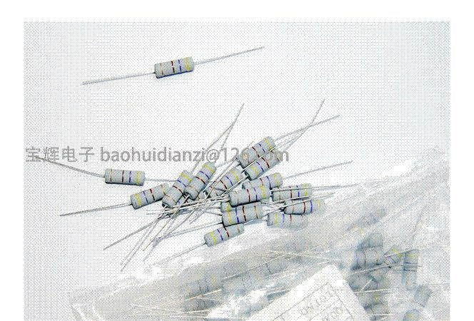 直插散装1瓦电阻 工厂直销