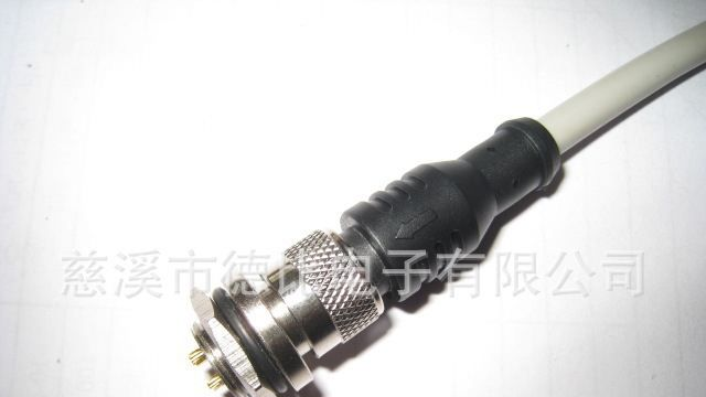 厂家直销：M12*1传感器连器，圆形连接器，航空插头（针式，孔式