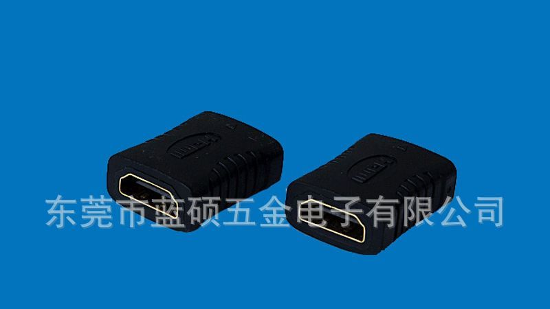 HDMI f TO  HDMI f (椭圆)，HDMI高清五金连接器，HDMI转接头