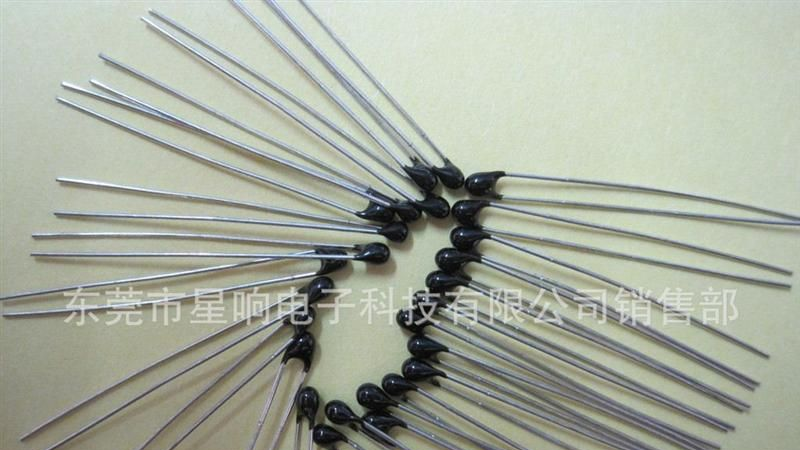 热敏电阻/环氧封装小黑头插件NTC热敏电阻/阻值50KΩ±1%-3990