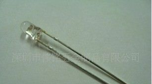 F3长脚有边白发红二极管/LED3MM圆头指示灯、F3超高亮玩具机器用