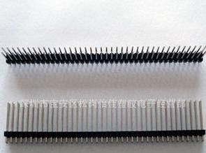 供应 间距2.54 双排针 2x40P  长21mm  排针