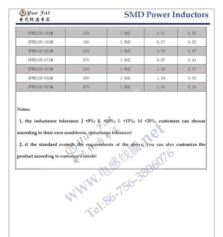 供应屏蔽型CD75/105贴片功率电感器系列 4.7-470uH/0.25-3.0A