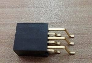供应 2.54mm双排侧插贴片式排母