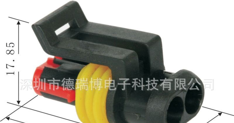 汽车线束接插件连接器护套DJ70241F-2.2-21-0/安普护套282080-1