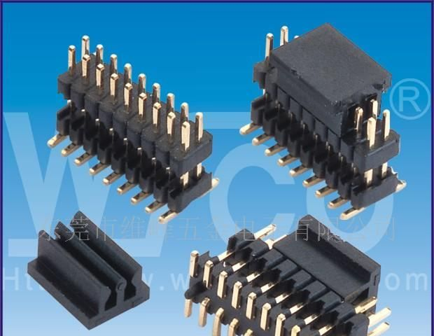 供应1.27mm 双排针, 双塑，SMT