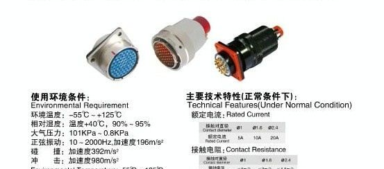 供应Y50EX系列圆形连接器/航空插头