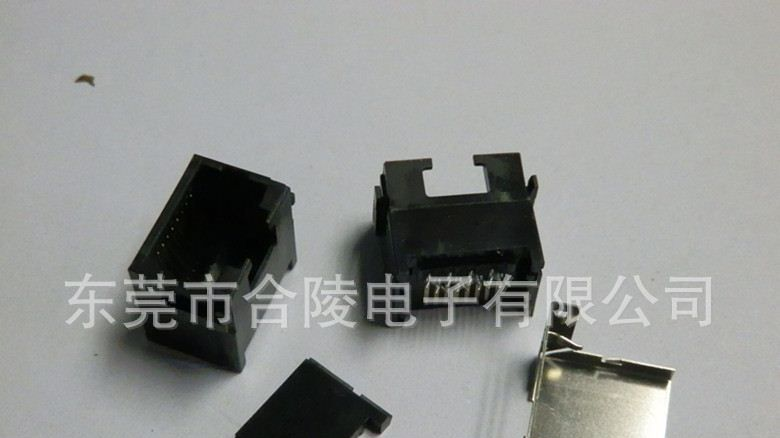 生产 RJ45带线插座 刺破式RJ45 网络连接器（图）