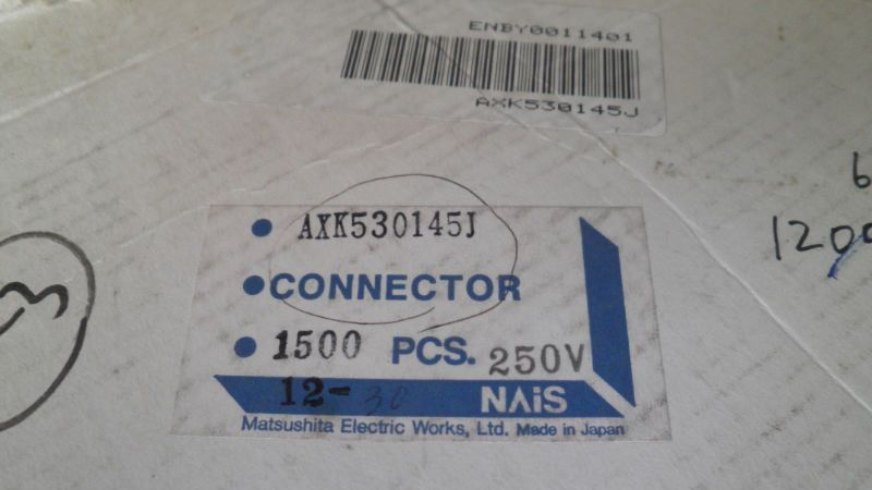 现货供应 NAIS  连接器 型号AXK530145J