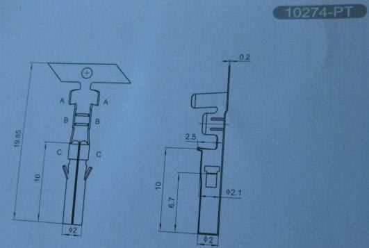 供应10274条形连接器 接插件 针座