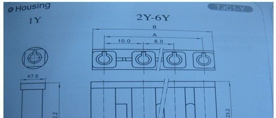 厂家直销TJC1条形连接器 接插件 针座
