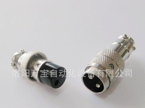 供应 对接式航空插头 两芯对接电缆接插件 多芯接插件 GX16-2芯