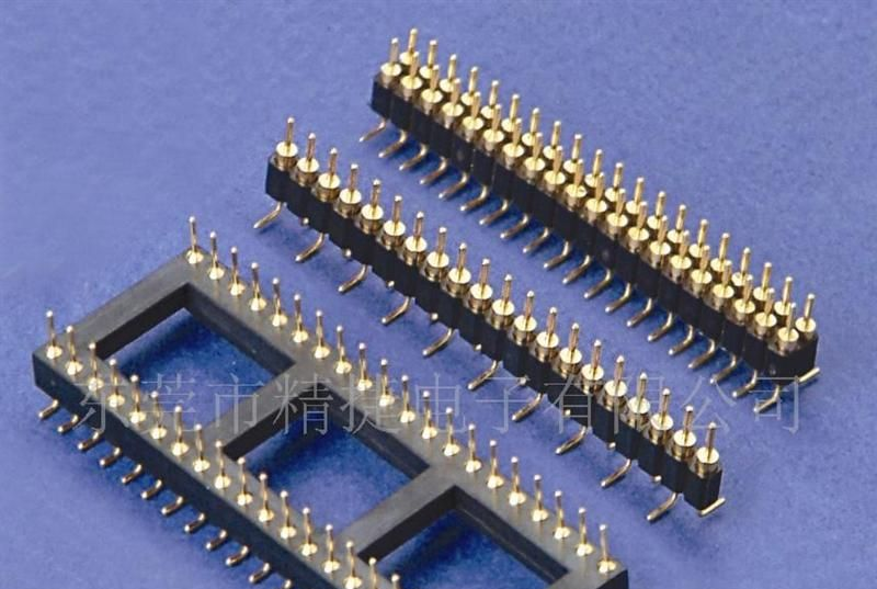 IC SOCKET 双头圆针单双排40P IC插座