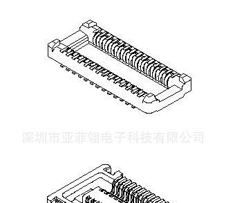 molex板对板手机连接器500024系列