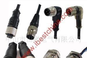 M12插头线、M12连接器、M12插头【山崴厂家】