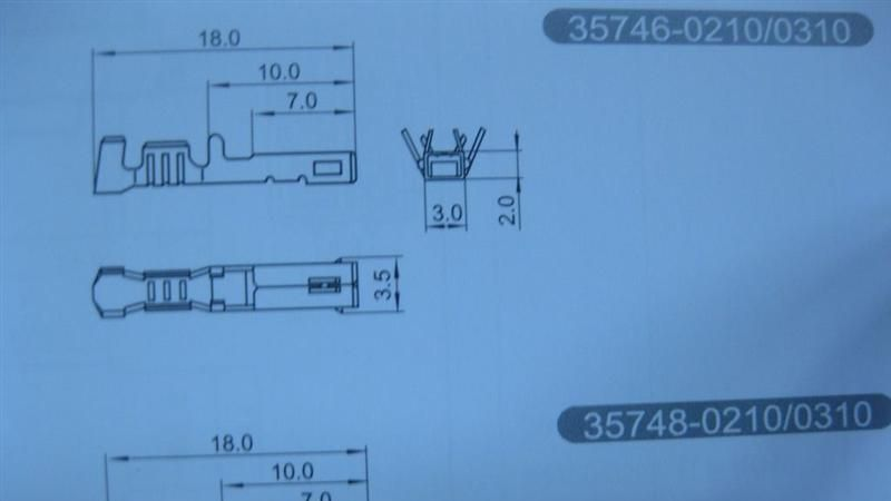 供应35150中继带锁连接器 接插件 针座