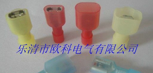 供应冷压铜线鼻子 母全绝缘端头 FDFN2-187(8)