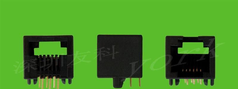 RJ45网口，RJ11电话插座，5324-6P6C