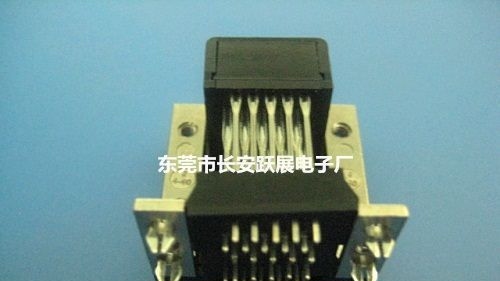 D-SUB 双层 HDR15F-HDR15F 铆合90度 插板式 电子连接器