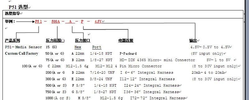 供应美国SSI P51SSI P51压力传感器