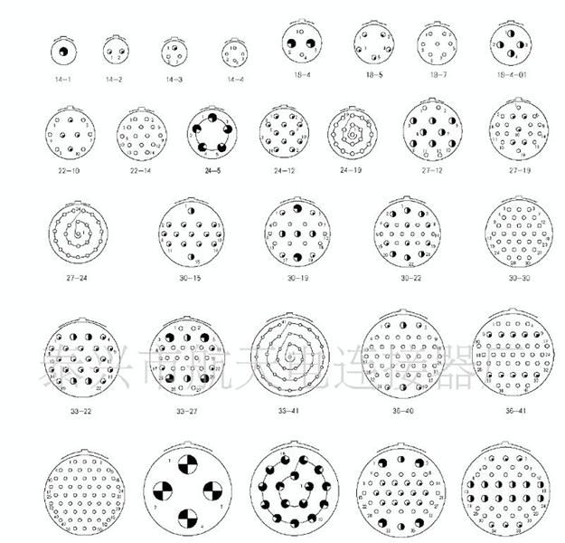 XCG系列线簧式电连接器 接插件