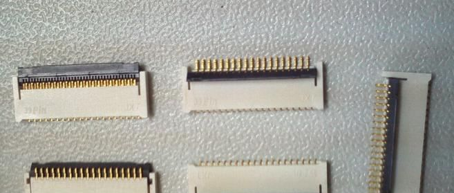现货供应背锁39PIN FPC连接器（0.3mm间距，双接，1.2mm高）