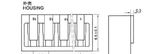 厂家直销连接器 SCN-2.5mm间距条形连接器
