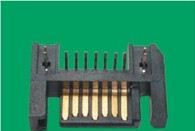 供应SATA 7P 公座 B型双导柱，SATA 7P公座，SATA连接器