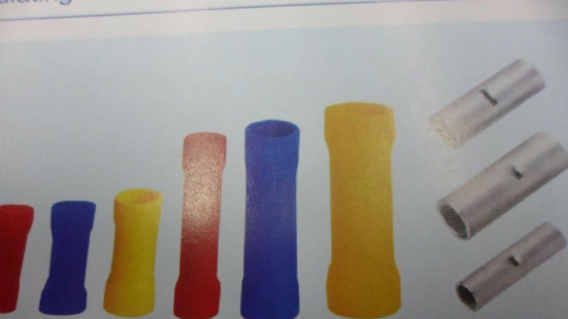 电子元器件，电子连接器长（短)形全绝缘中间接头