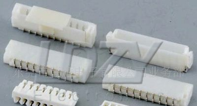 HRS DF13 1.25单/双排胶壳 立贴180度针座连接器