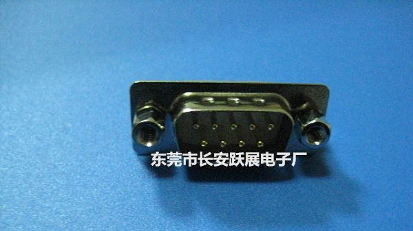 D-SUB 车针 DP 25P 公座 后铆鱼叉锁螺丝 180度插板式 电子连接器