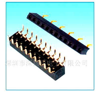 供应2.0单\双排母,DIP, 蜈蚣脚,H=4.3