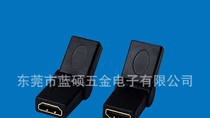 HDMI f TO HDMI   f 旋转，HDMI高清五金连接器，HDMI转接头