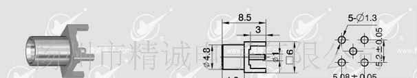 供应MCX射频同轴连接器MCX-50KE-2