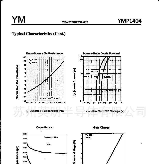 IRF1404逆变器专用 YMP1404 YMP3205 YMP1010E YMP3710 YMP1