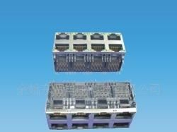 RJ11  2*1 2*2  2*4  2*6 2*8屏蔽非屏蔽连接器 插座