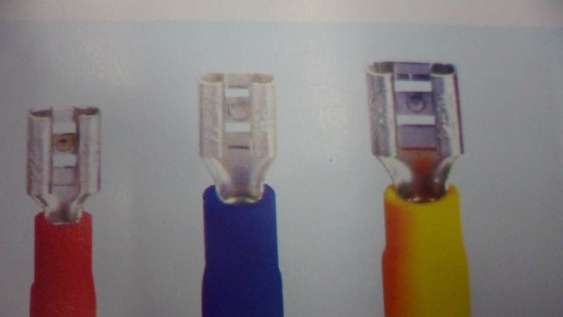 电子连接器，l冷压端子，母预绝缘接头